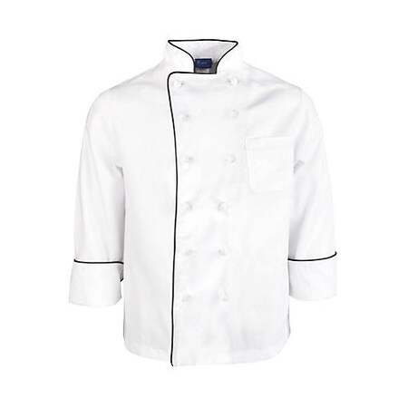 Allpoints Kng Lg Chef Coat Executive, Knot Buttons 1049L